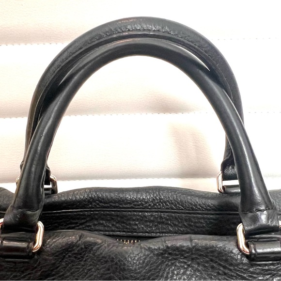 Kate Spade Black Leather Jackson Street Satchel Good Condition - Picture 7 of 13
